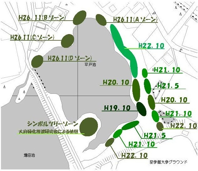 植栽箇所図