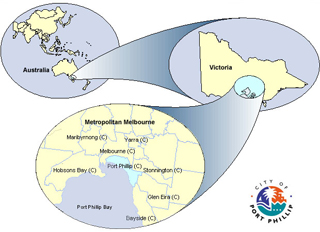 ポート・フィリップ市の地図