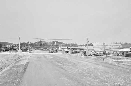 昭和42年当時の国道155号吐捨橋付近