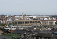 平成22年の追分から共和駅方面を望んだ風景