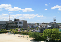 平成22年の大府小学校から西の風景