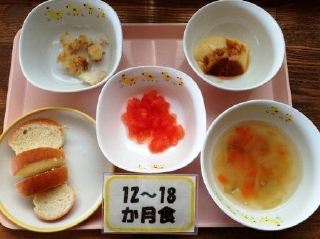 12から18カ月頃の離乳食