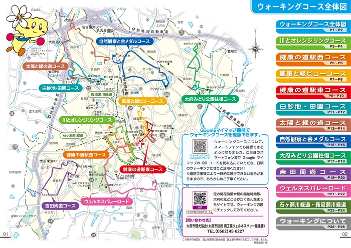 ウォーキングコース全体図