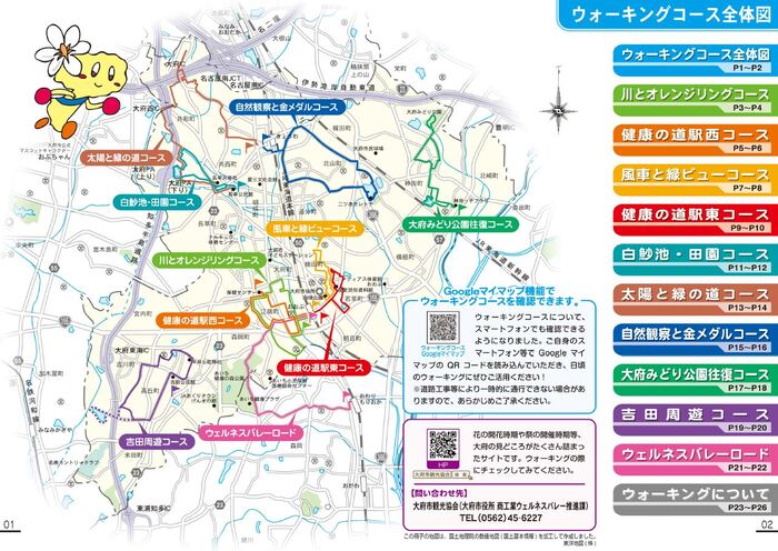 ウォーキングコース全体図