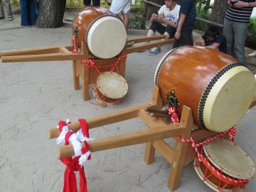 写真4：八幡社の祭り