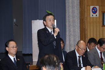 地域別懇談会市長あいさつの画像