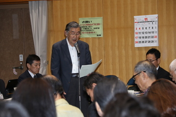 地域別懇談会区長さんあいさつの画像