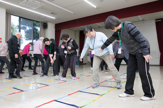 健康長寿塾でのコグニサイズの様子