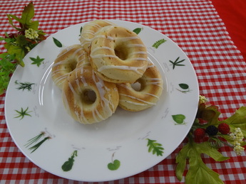 木の山芋の焼きドーナッツ