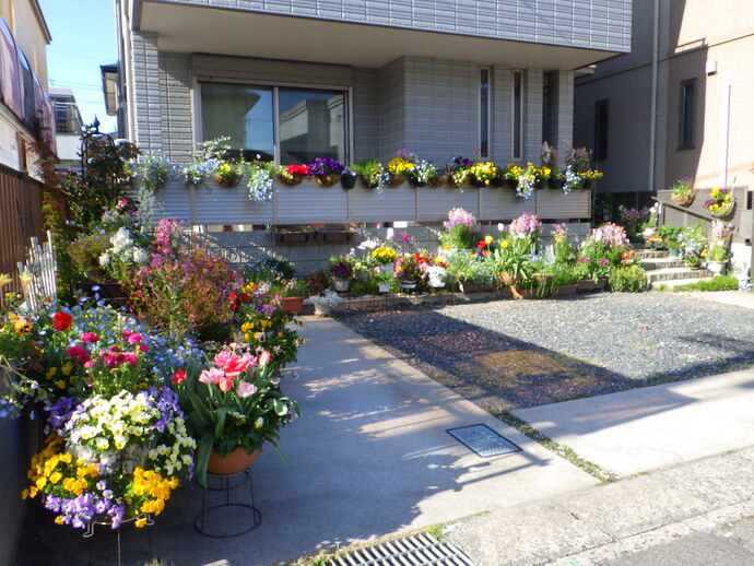 一般（家庭緑花）の部／山室早苗さんのガーデン　（柊山町）