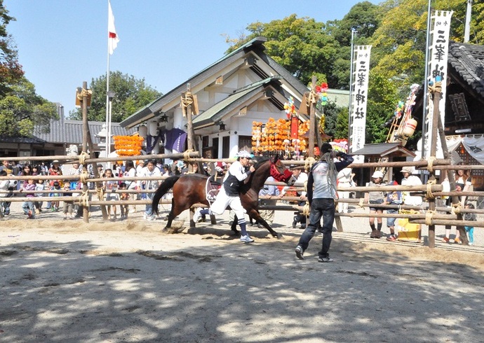 駆け馬神事(10月撮影)