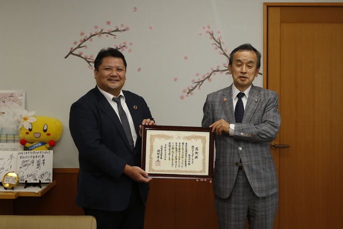 西川さんと岡村市長