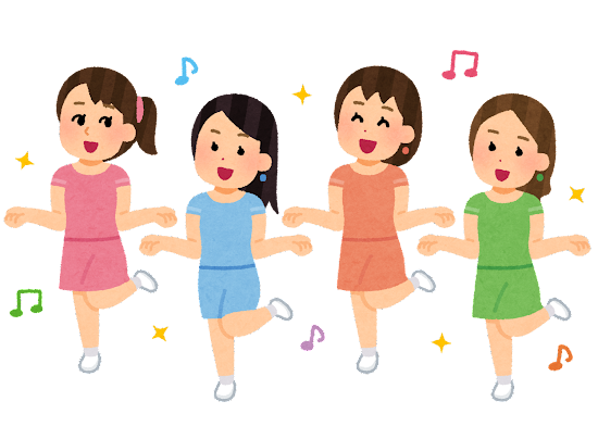 歌謡曲で健康ダンス