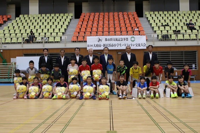 新居浜市でのバドミントン交流会