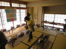 縮緬かぼちゃの投票風景