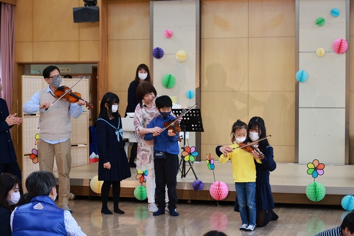 音楽体験の様子