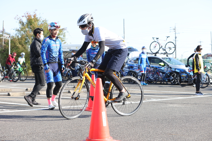 ブレーキの練習