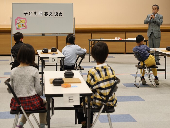子ども囲碁交流会でのあいさつ