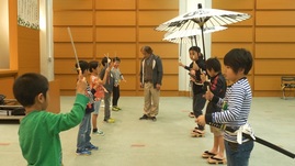 平成30年度の歌舞伎教室の様子