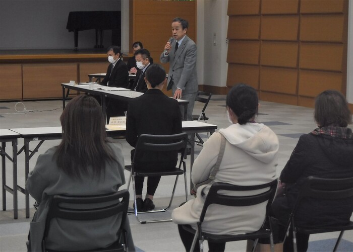 自衛隊入隊予定者激励会の様子