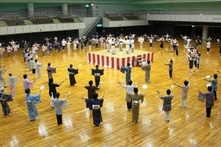 民踊講習会　様子