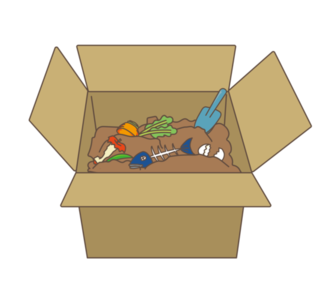 ダンボールコンポスト