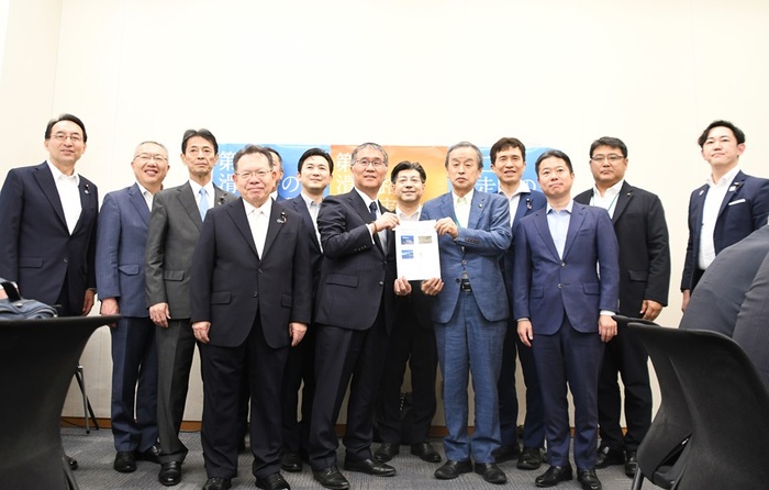 知多市町会要望活動の様子