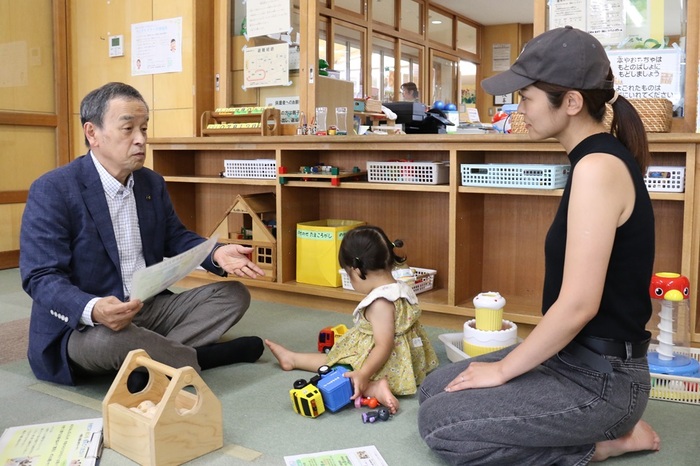 市民と市長のまちトークの様子