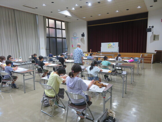 ポスター教室講座風景