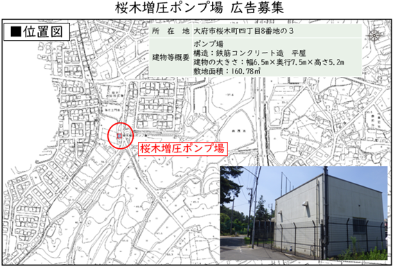 桜木増圧ポンプ場の広告募集