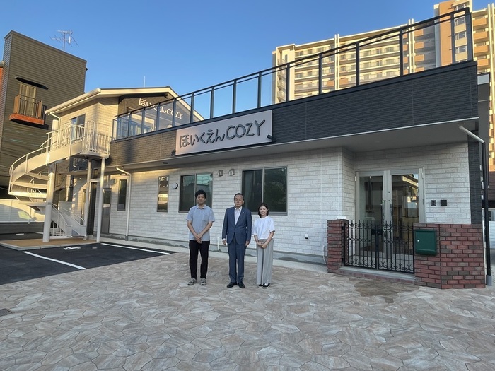 保育園COZY新園舎視察の様子