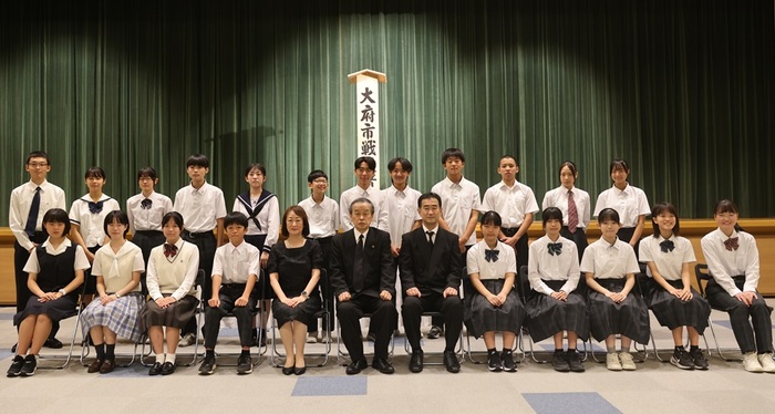 大府市平和祈念戦没者追悼式の様子