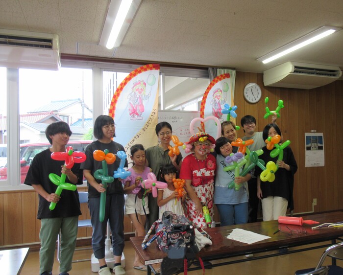 バルーンアート完成の図