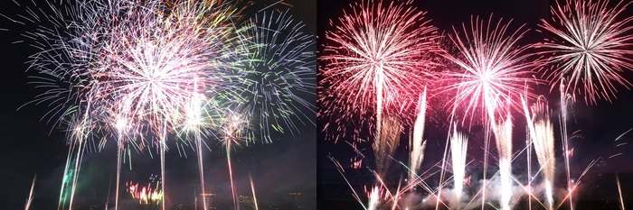 第9回大府東浦花火大会の様子