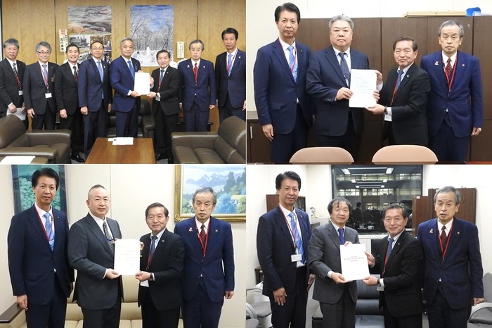 総務省への要請活動の様子