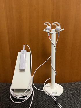 軟骨伝導イヤホンの写真