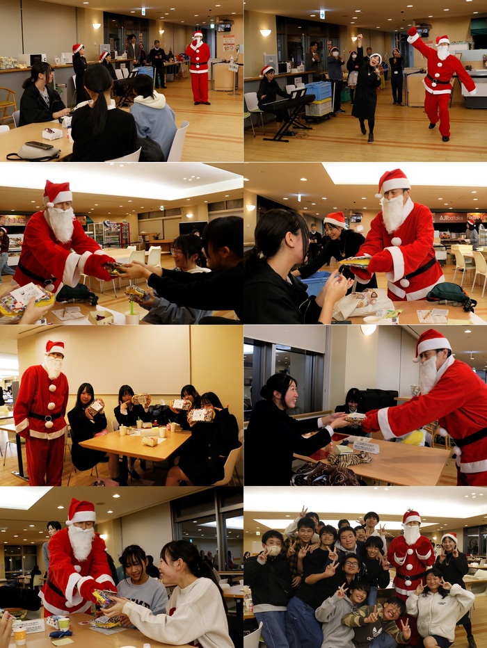 中高生サロン クリスマス会の様子