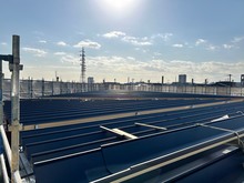 屋根の設置状況写真