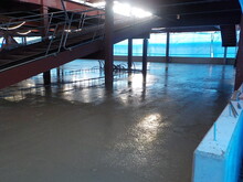 コンクリートの打設の写真