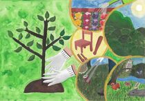 「増やそう、守ろう、美しい緑を！」