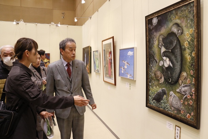 第42回大府市民美術展の様子