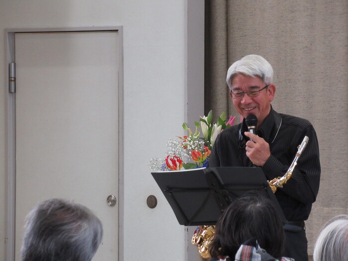 サックス奏者の画像