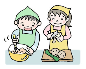 親子DE簡単！バーガーランチ