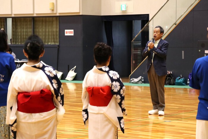 民謡講習会の様子