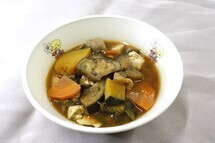 ナスとカボチャのみそ汁
