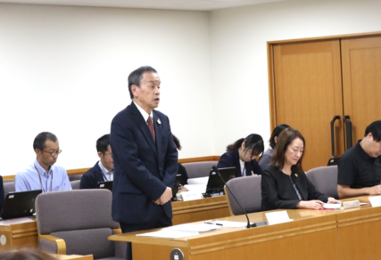 市長と民生児童委員協議会役員との座談会の様子