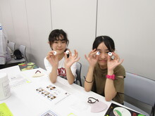 紙粘土の様子