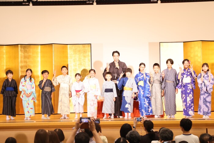落語会終了後の集合写真